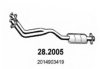 MERCE 2014903419 Front Silencer